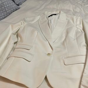 Banana Republic White Pant Suit Size 10S